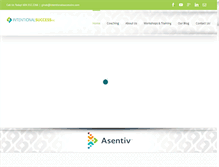 Tablet Screenshot of intentionalsuccessinc.com